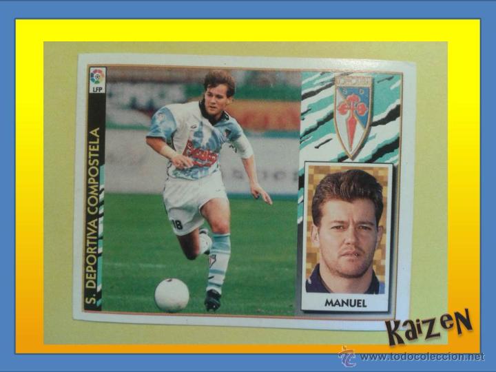 Cromos de f&uacute;tbol: MANUEL. COMPOSTELA. SIN PEGAR. ED. ESTE 97/98 - Foto 1