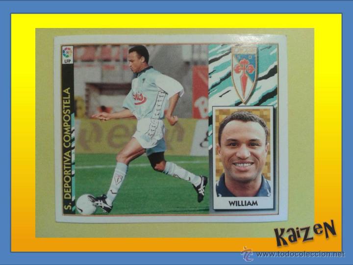 Cromos de f&uacute;tbol: WILLIAM.  COMPOSTELA. SIN PEGAR. ED. ESTE 97/98 - Foto 1