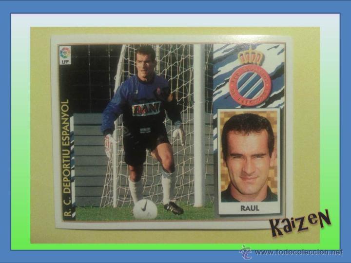 Cromos de f&uacute;tbol: RAUL. ESPA&Ntilde;OL. SIN PEGAR. ED. ESTE 97/98 - Foto 1