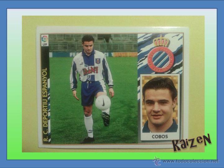 Cromos de f&uacute;tbol: COBOS. ESPA&Ntilde;OL. SIN PEGAR. ED. ESTE 97/98 - Foto 1
