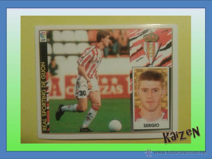 Cromos de f&uacute;tbol: SERGIO. SPORTING DE GIJON. SIN PEGAR. ED. ESTE 97/98 - Foto 1