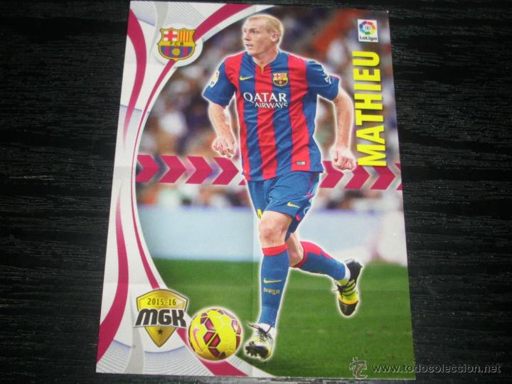 Cromos de f&uacute;tbol: -MEGACRACKS 15-16 : 65 MATHIEU ( BARCELONA ) - Foto 1