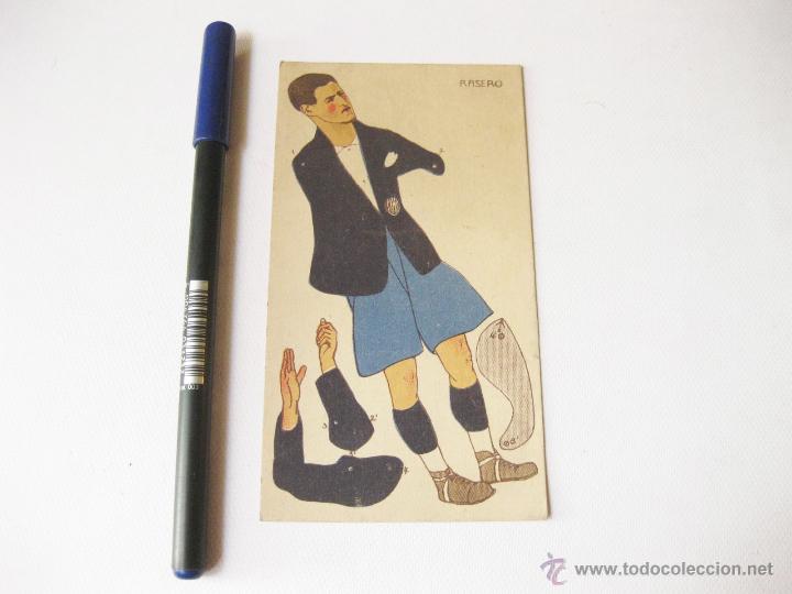 Cromos de Futebol: CROMO RECORTABLE CON JUGADOR DE FUTBOL. CAMPEONATO DE ESPA&Ntilde;A 1923. CHOCOLATES AMATLLER