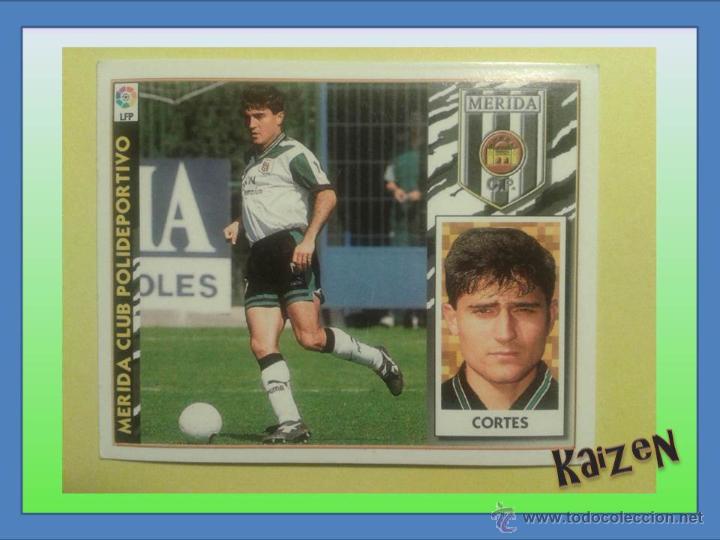 Cromos de f&uacute;tbol: CORTES. MERIDA. SIN PEGAR. ED. ESTE 97/98 - Foto 1