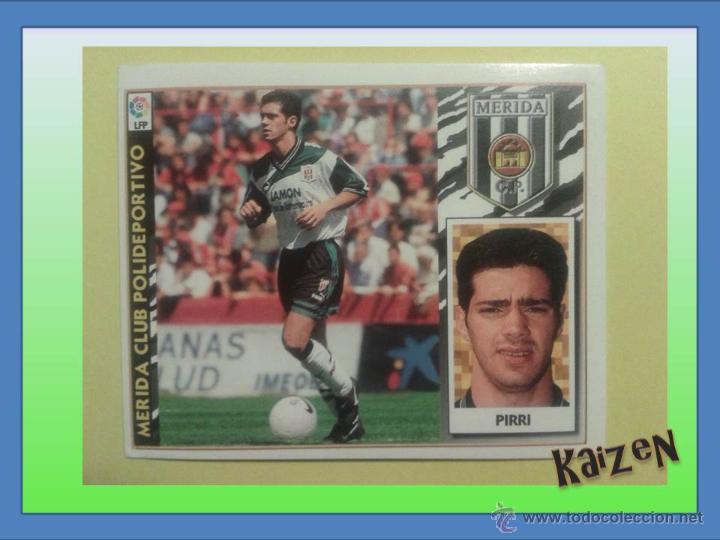 Cromos de f&uacute;tbol: PIRRI. MERIDA. SIN PEGAR. ED. ESTE 97/98 - Foto 1