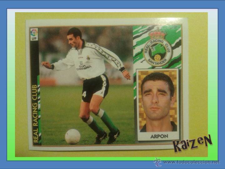 Cromos de f&uacute;tbol: ARPON. SANTANDER. SIN PEGAR. ED. ESTE 97/98 - Foto 1