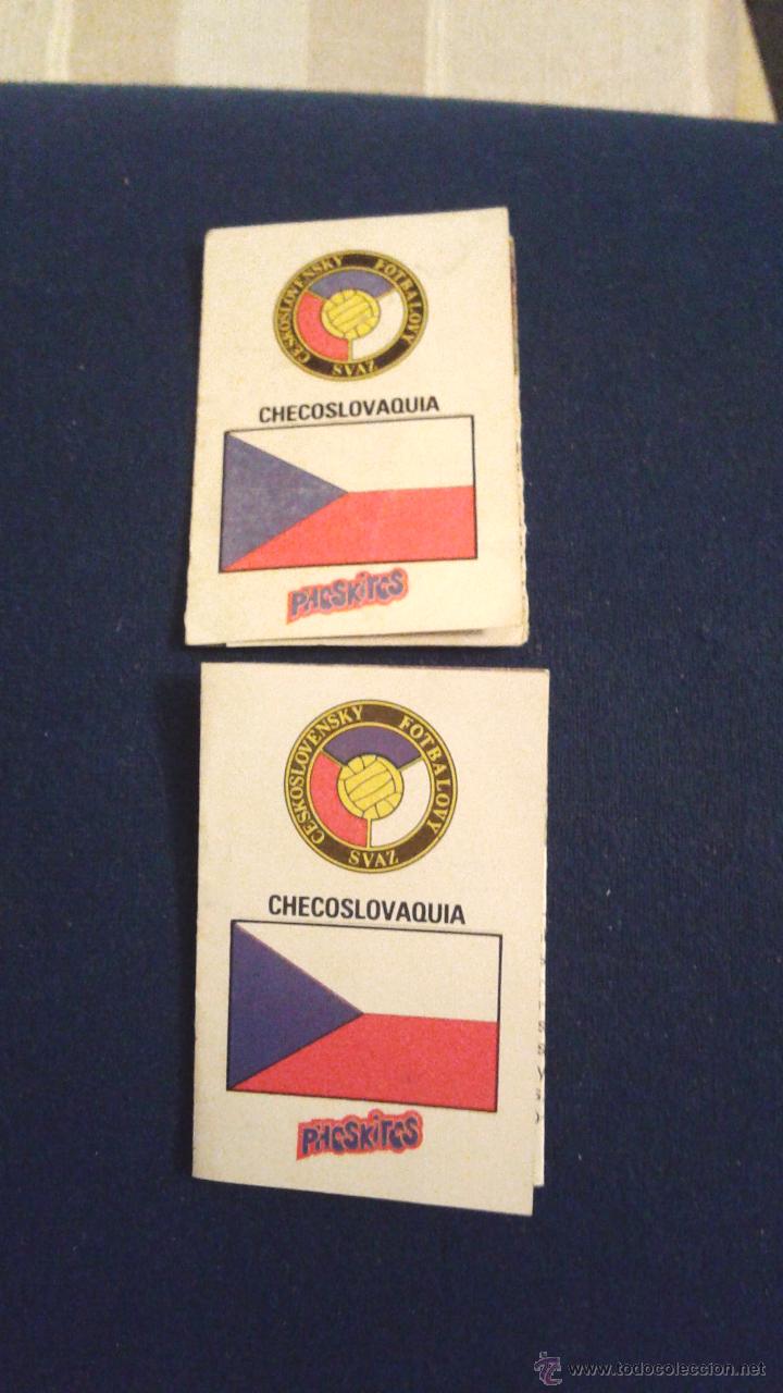 Cromos de F&uacute;tbol: PHOSKITOS HISTORIA MUNDIALES SELECCION CHECOSLOVAQUIA VERSION TIRA SIN LETRAS. LEER