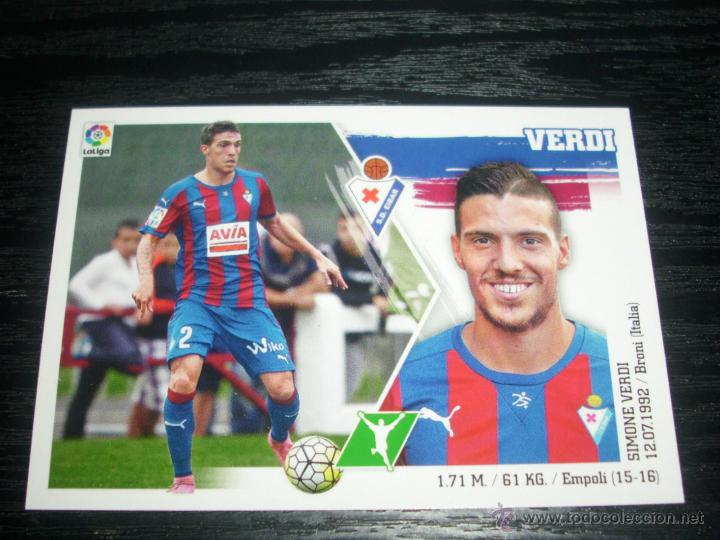 Cromos de f&uacute;tbol: -ESTE 15-16 : VERDI  ( EIBAR ) -- COLOCA -- - Foto 1