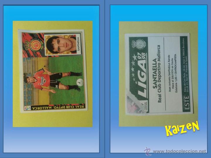 Cromos de f&uacute;tbol: SANTAELLA. MALLORCA. BAJA. VENTANILLA PICO SUPERIOR. ED. ESTE 97/98 - Foto 1
