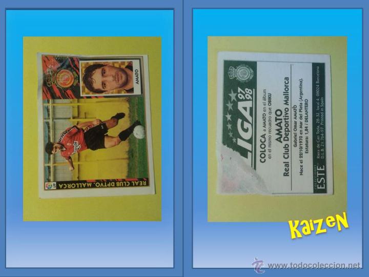 Cromos de f&uacute;tbol: AMATO. MALLORCA. COLOCA. VENTANILLA PICO SUPERIOR. ED. ESTE 97/98 - Foto 1