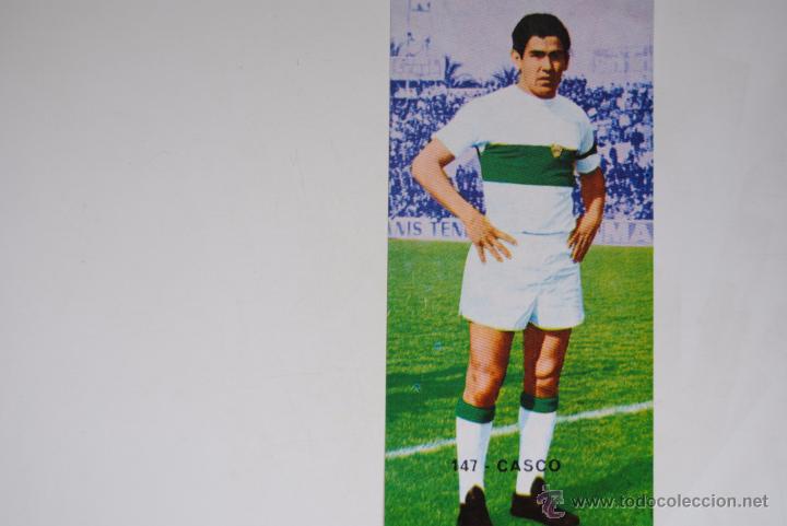 Cromos de f&uacute;tbol: CROMO CASCO N&ordm; 147 ELCHE RUIZ ROMERO 1968-69 - Foto 1