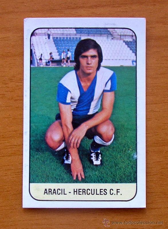 Cromos de f&uacute;tbol: H&eacute;rcules - Aracil - Ediciones Este 1978-1979, 78-79 - Foto 1