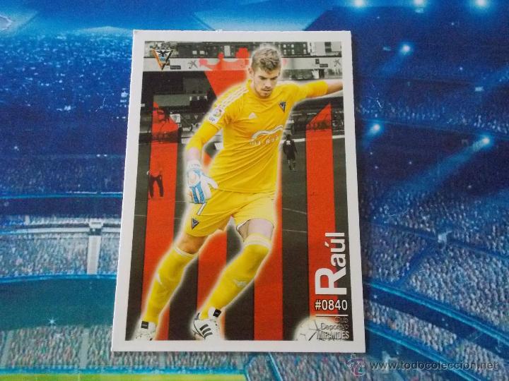Cromos de F&uacute;tbol: 840 RAUL MIRANDES CROMO ALBUM MUNDICROMO PLATINUM FICHA QUIZ GAME LIGA 2015 2016 15 16