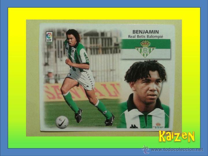 Cromos de f&uacute;tbol: BENJAMIN. BETIS. SIN PEGAR. EDICIONES ESTE 99/00 - Foto 1