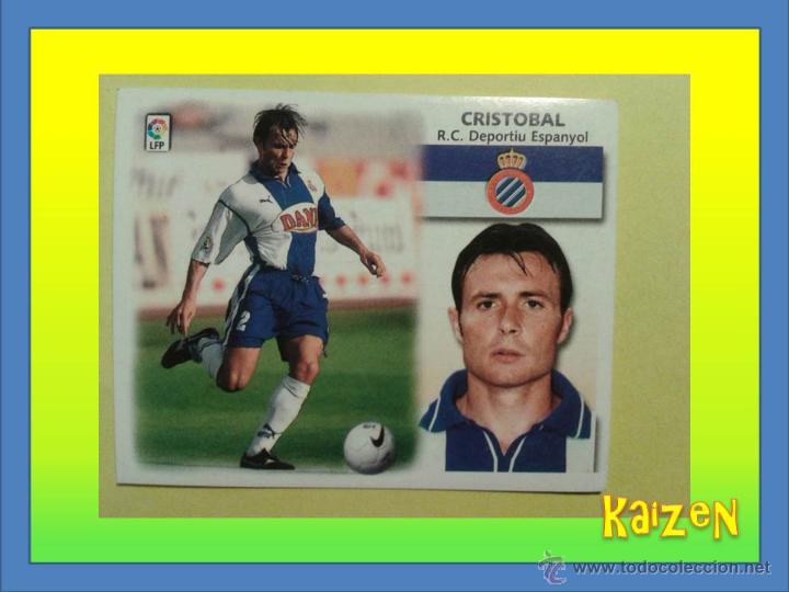 Cromos de f&uacute;tbol: CRISTOBAL. ESPA&Ntilde;OL. SIN PEGAR. EDICIONES ESTE 99/00 - Foto 1
