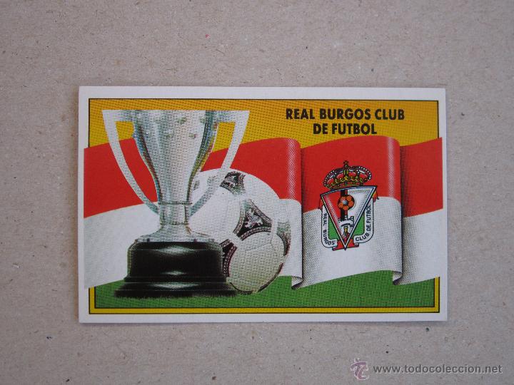 Fu&szlig;ball-Sticker: ESTE 90-91  ESCUDO  BURGOS  1990-1991 NUEVO