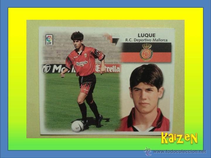 Cromos de f&uacute;tbol: LUQUE. MALLORCA. SIN PEGAR. BAJA. EDICIONES ESTE 99/00 - Foto 1