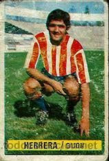 Cromos de f&uacute;tbol: HERRERA COLOCA ESTE 74-75.DESPEGADO - Foto 1