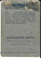 Cromos de f&uacute;tbol: HERRERA COLOCA ESTE 74-75.DESPEGADO - Foto 2