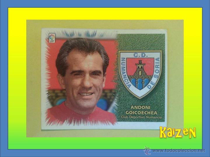 Cromos de f&uacute;tbol: GOICOECHEA. NUMANCIA. SIN PEGAR. EDICIONES ESTE 99/00 - Foto 1