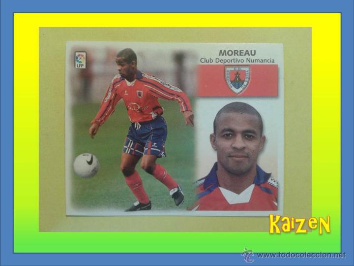 Cromos de f&uacute;tbol: MOREAU. NUMANCIA. SIN PEGAR. EDICIONES ESTE 99/00 - Foto 1