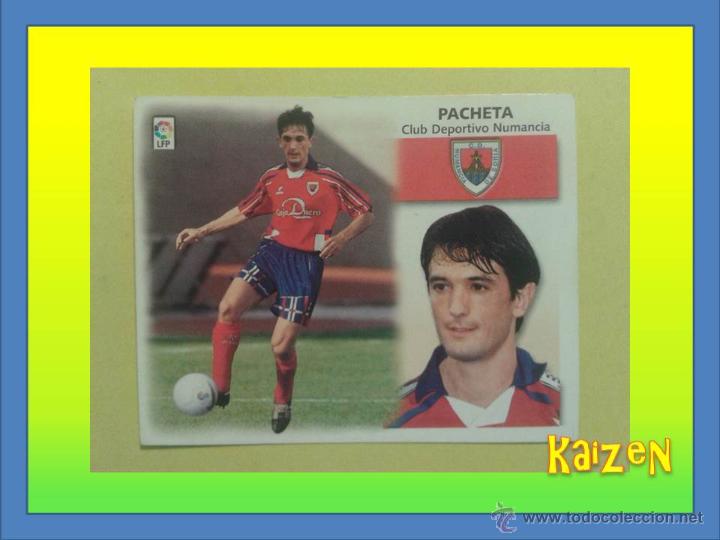 Cromos de f&uacute;tbol: PACHETA. NUMANCIA. SIN PEGAR. EDICIONES ESTE 99/00 - Foto 1