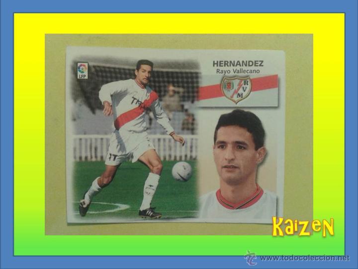 Cromos de f&uacute;tbol: HERNANDEZ. RAYO VALLECANO. SIN PEGAR. EDICIONES ESTE 99/00 - Foto 1