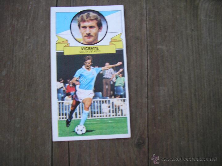 Cromos de f&uacute;tbol: ESTE 85-86 VICENTE NUNCA PEGADO - Foto 1