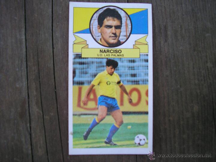 Cromos de f&uacute;tbol: ESTE 85-86 NARCISO NUNCA PEGADO - Foto 1