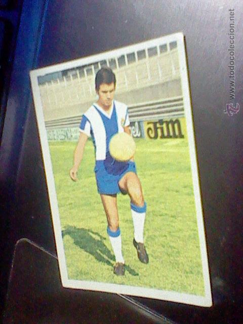 Cromos de f&uacute;tbol: ed Fher sin pegar nunca BE 75 76 R C D Espa&ntilde;ol molinos ..