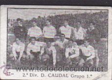 Football Stickers: CROMO FUTBOL FORMACION D.CAUDAL