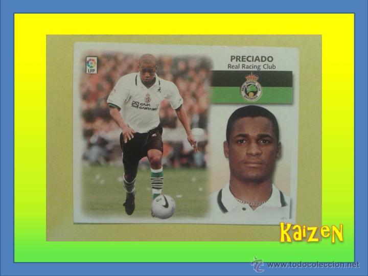 Cromos de f&uacute;tbol: PRECIADO. SANTANDER. SIN PEGAR. EDICIONES ESTE 99/00 - Foto 1