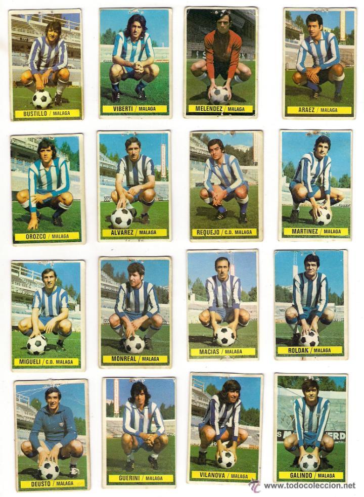 Cromos de Fútbol: -58931 EQUIPO COMPLETO MALAGA CLUB DE FUTBOL AÑO 1974, 16 CROMOS, EDICIONES ESTE - Foto 1 - 53720073