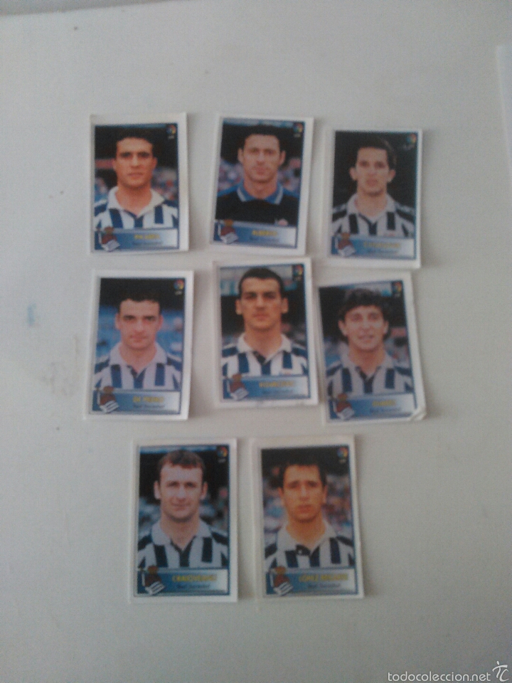 Cromos de Futebol: Cromos de f&uacute;tbol R,sociedad ,bollycao 97/98.