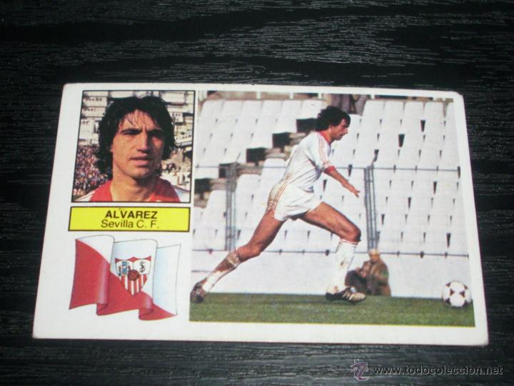 Cromos de f&uacute;tbol: -ESTE 82-83 : ALVAREZ  ( SEVILLA ) - Foto 1