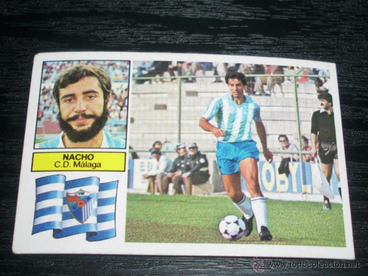 Cromos de f&uacute;tbol: -ESTE 82-83 : NACHO ( MALAGA ) - Foto 1