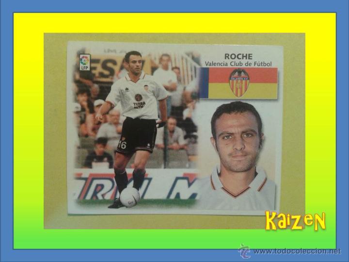 Cromos de f&uacute;tbol: ROCHE. VALENCIA. SIN PEGAR. EDICIONES ESTE 99/00 - Foto 1