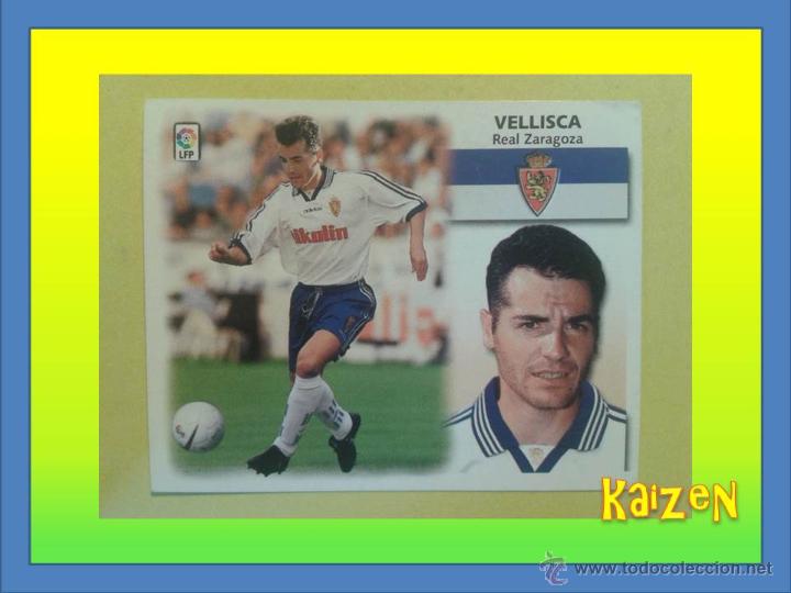 Cromos de f&uacute;tbol: VELLISCA. ZARAGOZA. SIN PEGAR. EDICIONES ESTE 99/00 - Foto 1