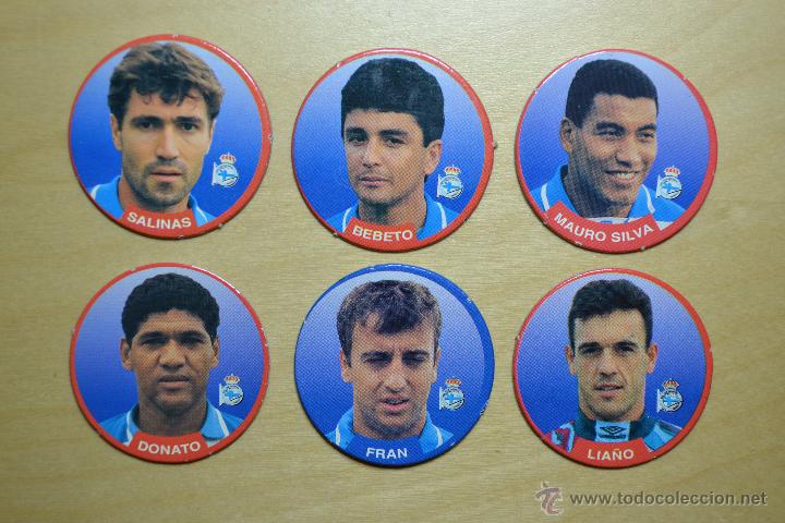 Figurine di Calcio: DIARIO SPORT TAZOS / CAPS SPORTAZOS LIGA 94-95 - DEPORTIVO DE LA CORU&Ntilde;A