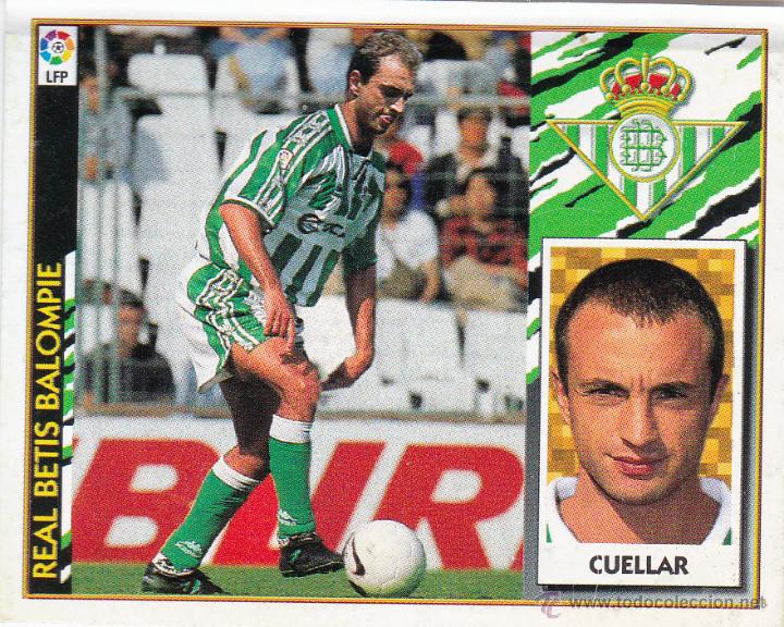 Cromos de f&uacute;tbol: ESTE 97/98 CUELLAR COLOCA DEL BETIS (LEVE VENTANILLA)(A-9) - Foto 1