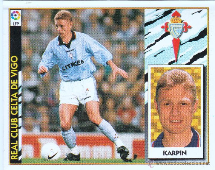 Cromos de f&uacute;tbol: ESTE 97/98 KARPIN COLOCA DEL CELTA (LEVE VENTANILLA)(A-9) - Foto 1