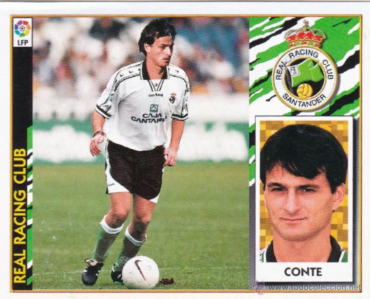 Cromos de f&uacute;tbol: ESTE 97/98 CONTE COLOCA DEL RACING (LEVE VENTANILLA)(A-9) - Foto 1
