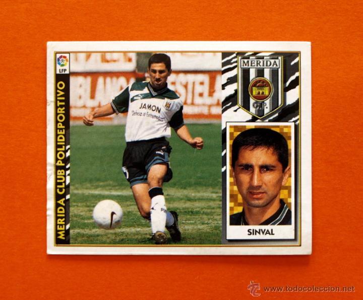 Cromos de f&uacute;tbol: Merida - Sinval - Ediciones Este 1997-1998, 97-98 - Nunca Pegado - - Foto 1