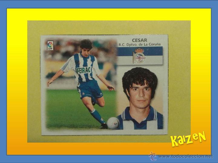 Cromos de f&uacute;tbol: CESAR. CORU&Ntilde;A. COLOCA. RECORTADO. EDICIONES ESTE 99/00 - Foto 1