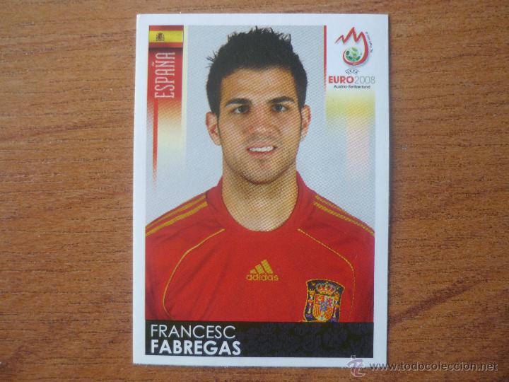 Resultado de imagen para CESC FABREGAS 2008 SELECCION CROMO