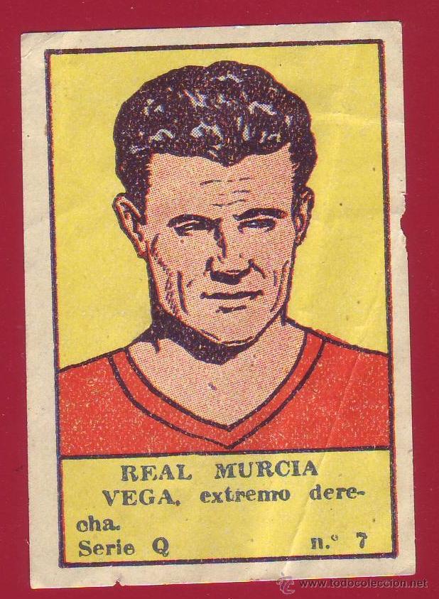 Cromos de F&uacute;tbol: VALENCIANA - DEPORTES E INSTRUCCION 1941 - 41 - MURCIA - SERIE Q - VEGA 7 - NUNCA PEGADO