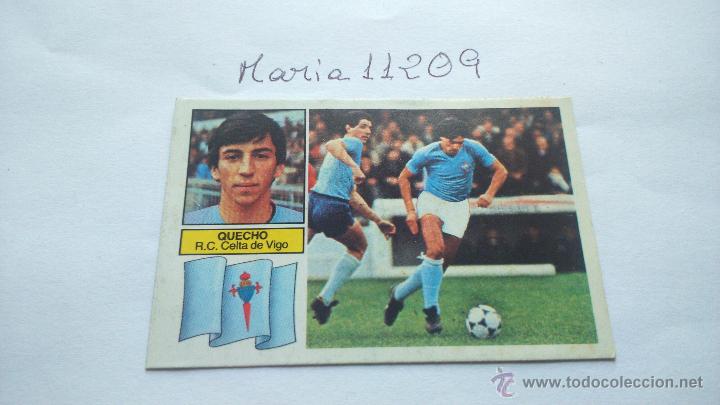 Cromos de f&uacute;tbol: este 82 83 quecho celta de vigo - Foto 1