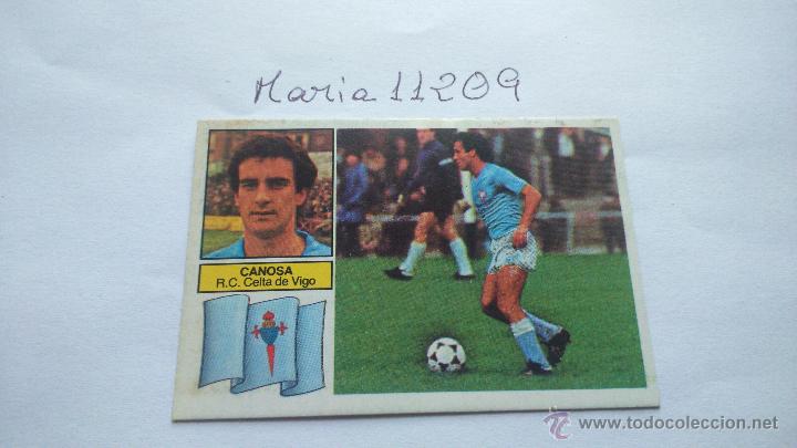 Cromos de f&uacute;tbol: este 82 83 canosa celta de vigo - Foto 1