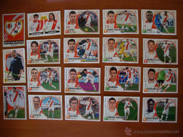 Cromos de F&uacute;tbol: LOTE CROMOS RAYO VALLECANO COLECCIONES ESTE 2014-2015