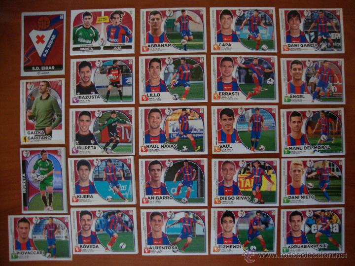Cromos de f&uacute;tbol: LOTE CROMOS S.D. EIBAR COLECCIONES ESTE 2014-2015 - Foto 1